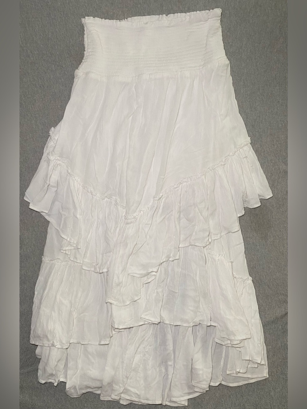 Free People The Convertible Skirt Tube Midi Dress Smocked Large - Picture 3 of 10